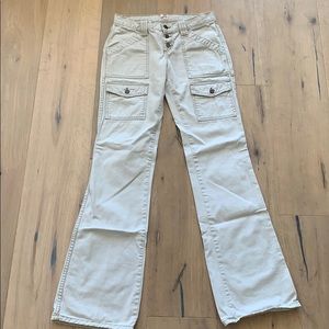 Barely Worn Joie Designer Cargo Jeans Flare Leg